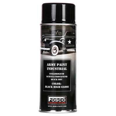 Vernice spray ARMY 400 ml NERO LUCIDO