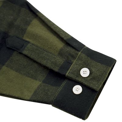 Camicia da boscaiolo FLANNEL a quadri OLIVE DRAB ROTHCO 47385 3