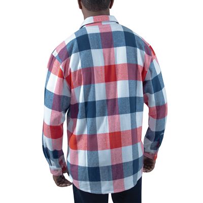 Camicia da boscaiolo FLANNEL a quadri ROSSO/BIANCO/BLU ROTHCO 47390 2