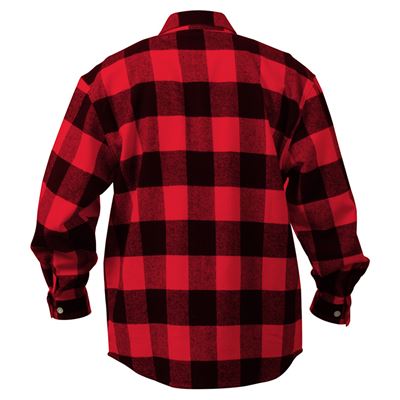 Camicia da boscaiolo FLANNEL a quadri ROSSA ROTHCO 4739RED 2
