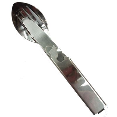 Posate DELUXE 3 pezzi INOX + apribottiglie ROTHCO 482 2