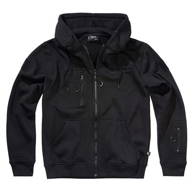 Felpa tattica con zip e cappuccio Tactical Sweat Jacket NERA