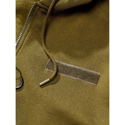 Felpa tattica con cappuccio e cerniera Tactical Sweat Jacket VERDE BRANDIT 5033-15001 2