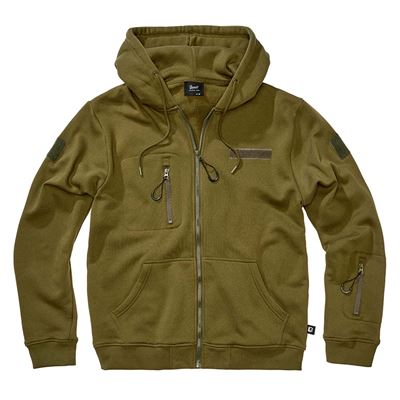 Felpa tattica con cappuccio e cerniera Tactical Sweat Jacket VERDE