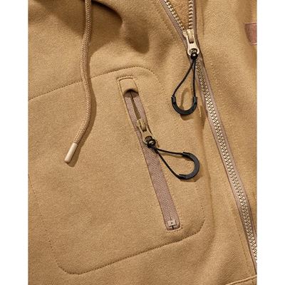 Felpa tattica con cappuccio e cerniera Tactical Sweat Jacket COYOTE BRANDIT 5033-20070 3