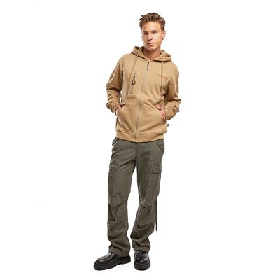 Felpa tattica con cappuccio e cerniera Tactical Sweat Jacket COYOTE BRANDIT 5033-20070 7