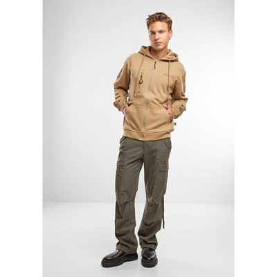 Felpa tattica con cappuccio e cerniera Tactical Sweat Jacket COYOTE BRANDIT 5033-20070 4