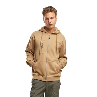 Felpa tattica con cappuccio e cerniera Tactical Sweat Jacket COYOTE BRANDIT 5033-20070 2