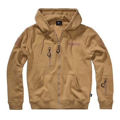 Felpa tattica con cappuccio e cerniera Tactical Sweat Jacket COYOTE