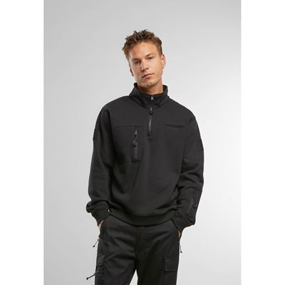 Felpa tattica con zip a ¾ Tactical Sweat Troyer NERA BRANDIT 5034-11002 3