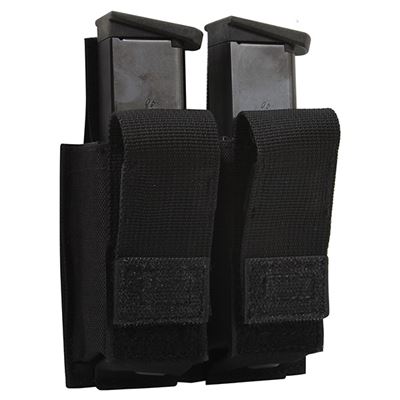 Custodia MOLLE per due caricatori per pistola NERO