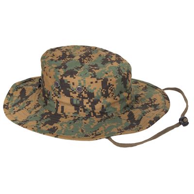 Cappello MILITARY regolabile WOODLAND DIGITAL CAMO