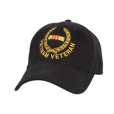 Cappellino VIETNAM VETERAN baseball NERO