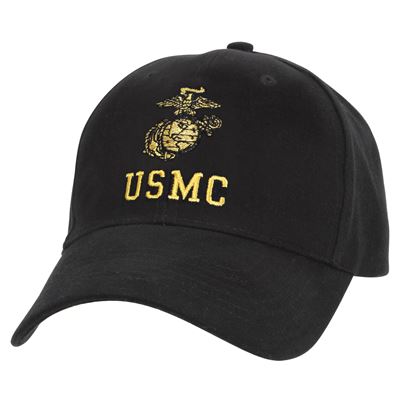 Cappellino da baseball USMC NERO