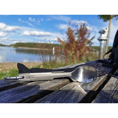 Posate da viaggio leggere BW Set pieghevole da 4 pezzi TITAN (45 g) Origin Outdoors 540170 5