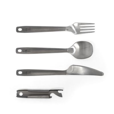 Posate da viaggio leggere BW Set pieghevole da 4 pezzi TITAN (45 g) Origin Outdoors 540170 7