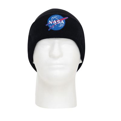 Cappello lavorato a maglia NASA Deluxe NERO