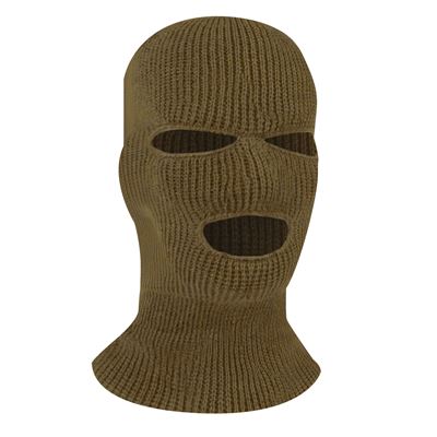 Cappuccio con 3 fori lavorato a maglia US COYOTE BROWN ROTHCO 5439 3