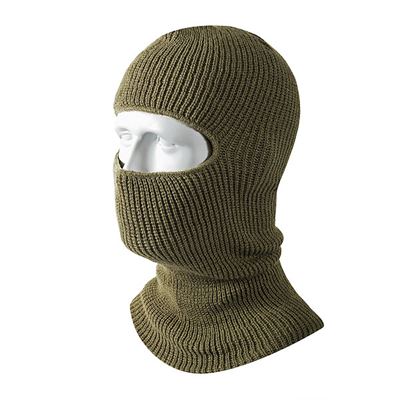 Cappuccio con apertura lavorato a maglia US OLIV