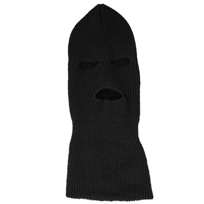 Cappuccio con 3 fori lavorato a maglia US NERO ROTHCO 5504 6