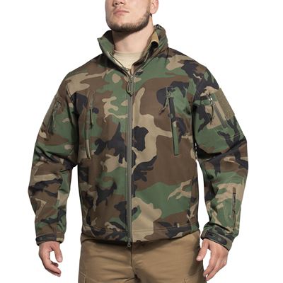 Giacca CONCEALED CARRY softshell WOODLAND