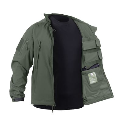 Giacca CONCEALED CARRY softshell VERDE