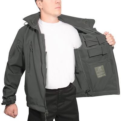 Giacca CONCEALED CARRY softshell GRIGIA ROTHCO 55785 4
