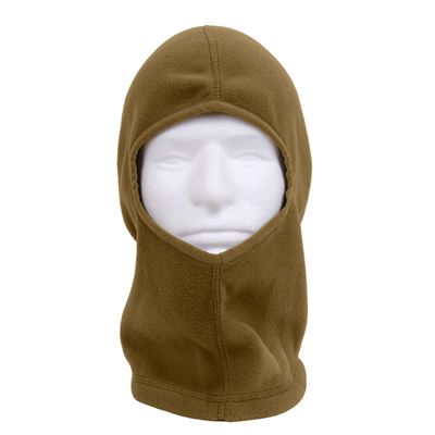 Cappuccio POLAR con un'apertura FLEECE COYOTE BROWN ROTHCO 5580-COY 2