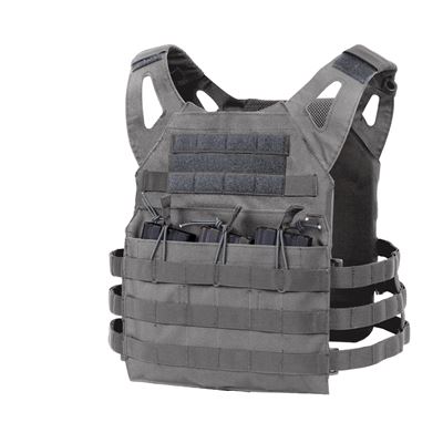 Gilet MOLLE porta piastre leggero GRIGIO taglia extra large