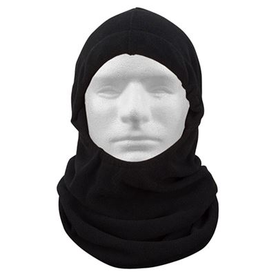 Cappuccio POLAR con un foro FLEECE NERO