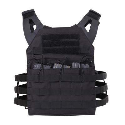 Gilet MOLLE portapiastre leggero NERO