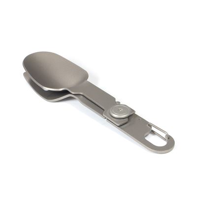 Cucchiaio e forchetta pieghevoli con moschettone Spork Compact TITANIUM Origin Outdoors 562088 5