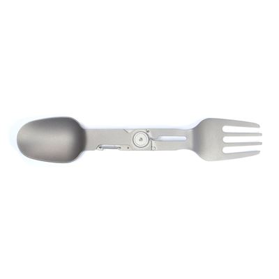 Cucchiaio e forchetta pieghevoli con moschettone Spork Compact TITANIUM Origin Outdoors 562088 7