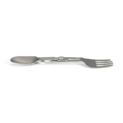 Cucchiaio e forchetta pieghevoli con moschettone Spork Compact TITANIUM Origin Outdoors 562088 3