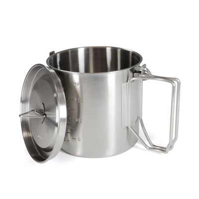 Pentola con manici e coperchio 2 in 1 OUTDOOR 1000 ml ACCIAIO INOSSIDABILE Origin Outdoors 562093 3