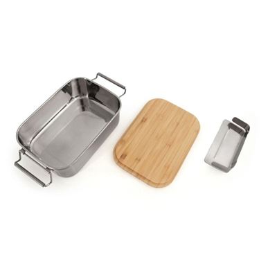 Contenitore per alimenti in acciaio inossidabile con tagliere Lunchbox Bamboo-Clip Origin Outdoors 562104 6