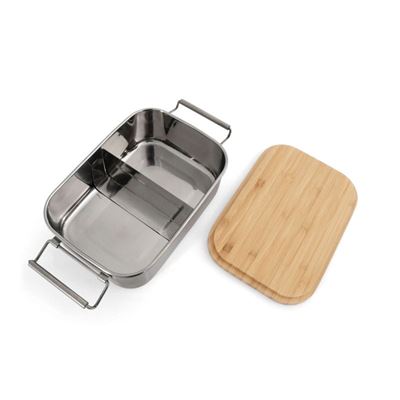 Contenitore per alimenti in acciaio inossidabile con tagliere Lunchbox Bamboo-Clip Origin Outdoors 562104 5