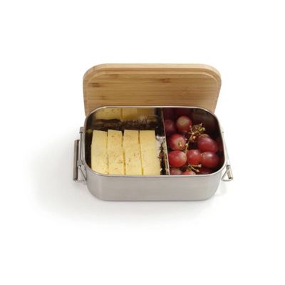 Contenitore per alimenti in acciaio inossidabile con tagliere Lunchbox Bamboo-Clip Origin Outdoors 562104 4