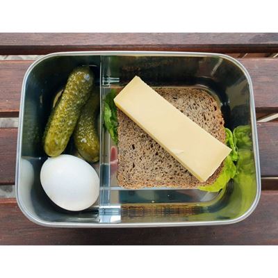 Contenitore per alimenti in acciaio inossidabile con tagliere Lunchbox Bamboo-Clip Origin Outdoors 562104 3
