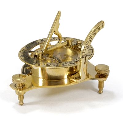 Bussola in ottone con meridiana SUNDIAL in scatola di legno Origin Outdoors 562188 6