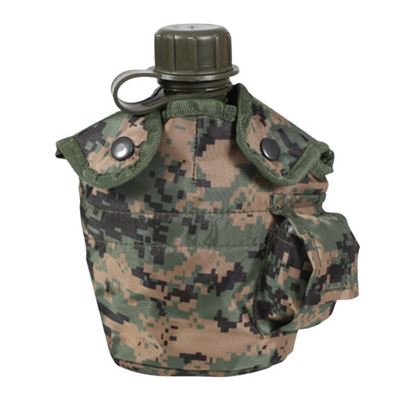 Confezione per borraccia da campo US 1L DIGITAL WOODLAND