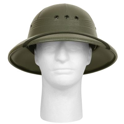 Casco/cappello US PITH in plastica VERDE ROTHCO 5670-OD 3
