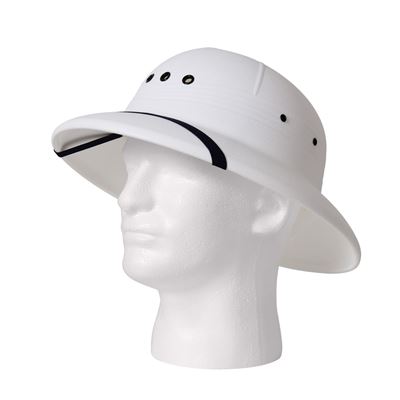 Casco/cappello US PITH in plastica BIANCO