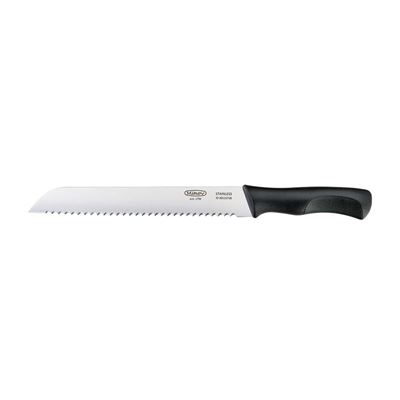 Coltello da pane INOX impugnatura PLASTICA NERA