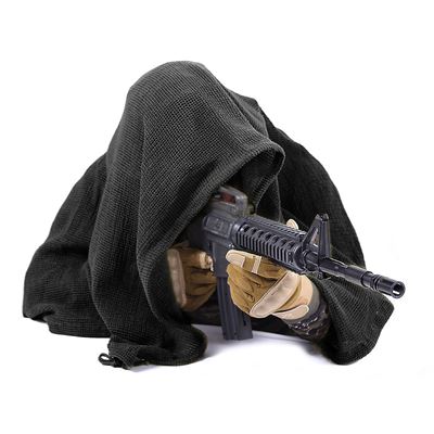 Sciarpa universale SNIPER 90x117 cm NERO ROTHCO 5730 2