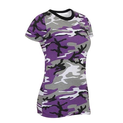 Maglietta da donna lunga ULTRA VIOLET CAMO