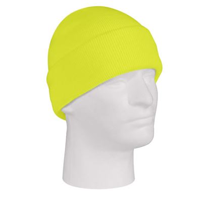 Cappello lavorato a maglia fine FINE ACRILICO REFLETTENTE VERDE