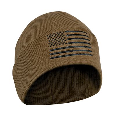 Cappello lavorato a maglia fine con bandiera americana colorata COYOTE ROTHCO 57866 4