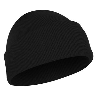 Cappello lavorato a maglia fine FINE ACRILICO NERO