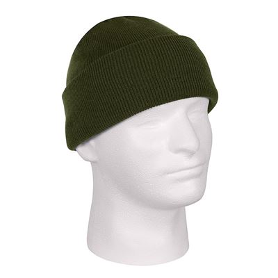 Cappello lavorato a maglia fine FINE ACRILICO VERDE